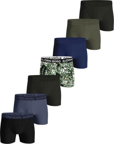 Björn Borg Cotton etch Boxer 7p L - Boxershorts hos Magasin