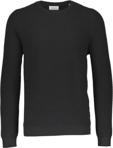 Lindbergh Strik Mand Sort Sweaters Str L - hos Magasin