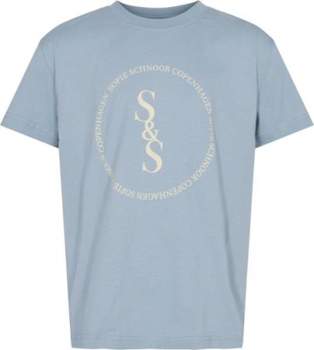 Sofie Schnoor Tshirt Str 12 år / 152 cm - Light Blue Kortærmede T-shir...