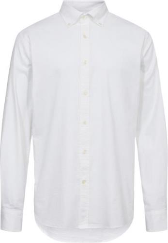 ET AL Order Picker Oxford Shirt Mand White Langærmede Skjorter Str L -...