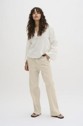 My Essential Wardrobe Laramw Pant 149 Kvinde Birch Bukser Med Lige Ben...