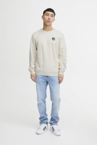 Blend Sweatshirt Mand Cloud Cream Sweatshirts Str L - hos Magasin