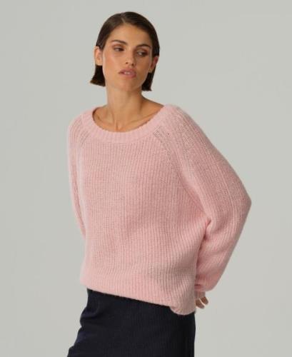 Sand 5618 Lihi Kvinde Lyserød Sweaters Str L - Uld hos Magasin