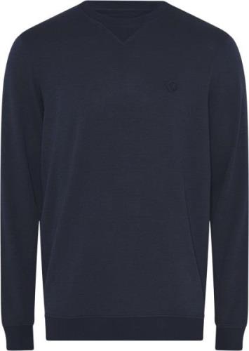 JBS of Denmark JBS of Denmark Badge Crew Neck Mand Blå Sweatshirts Str...