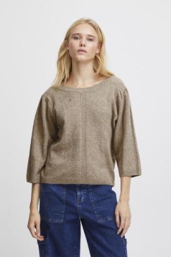 ICHI Ihalises MS Kvinde Doeskin Sweaters Str L - hos Magasin