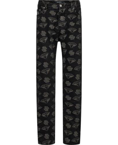 BILLIONAIRE BOYS CLUB Diamonds & Dollars Denim Pants Mand Black Jeans ...