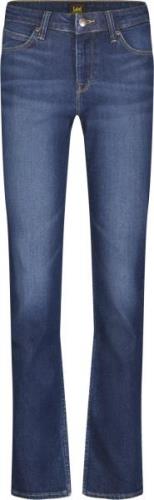 Lee Marion Straight Kvinde Blå Straight Jeans Straight Fit Str 27/31 -...