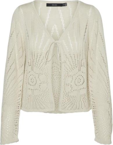 Vero Moda Vmsilja LS Vneck Cardigan Kvinde Birch Cardigans Str M - hos...