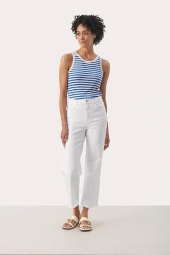 Part Two Judypw JE Judypw Kvinde Bright White Straight Jeans Str 29 - ...