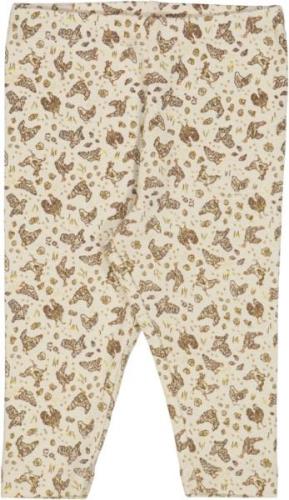 Wheat Jersey Leggings Silas Str 2 år / 92 cm - Fossil Chicken Leggings...