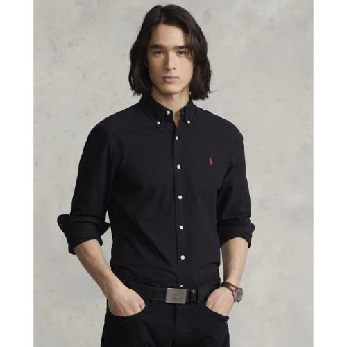 Polo Ralph Lauren Slim Fit Oxford Shirt Mand Sort Langærmede Skjorter ...