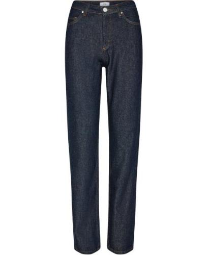 Envii Enbree Straight Jeans 6856 Kvinde Dark Blue Rinse Straight Jeans...