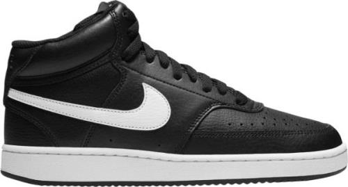 Nike Court Vision Mid Sneakers Kvinde Sort Sneakers Str 38.5 - Læder h...