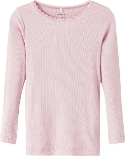 Name It Nmfkab LS TOP Noos Str 92 Piger - Parfait Pink Langærmede T-sh...