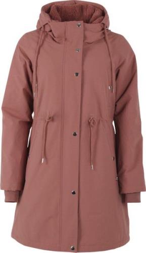 Danefæ Danenora Winter Parka Kvinde Beige Rose Overgangsjakker Str L -...