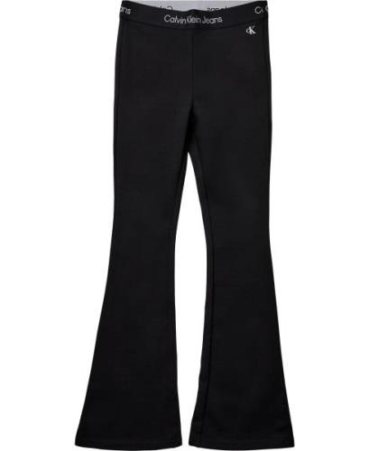 Calvin Klein Flare Trousers With Logo Str 14 år - Beh Bukser Viskose h...