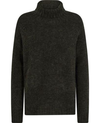 My Essential Wardrobe 11 THE Knit Rollneck Kvinde Rosin Melange Sweate...