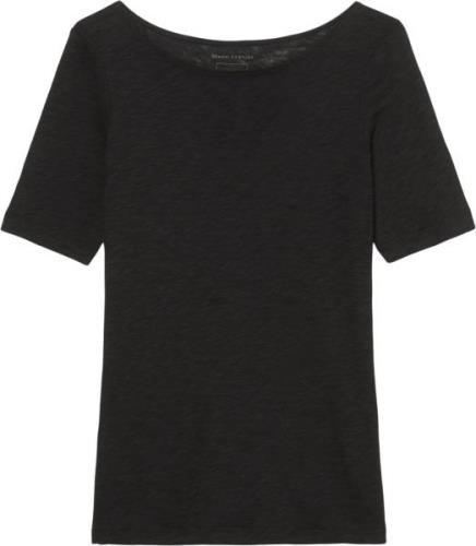 Marc O’Polo Tshirt, Short-sleeve, Boat-neck Kvinde Black Kortærmede T-...