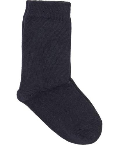 Melton Sock Str 27-30. - Blått Strømper hos Magasin