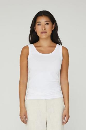 A-VIEW Stabil Tank top Kvinde White Tanktoppe Str XS - hos Magasin