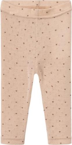 Lil' Atelier Nbfnava Wool Leggings LIL Str 68 - Rugby Tan Leggings hos...