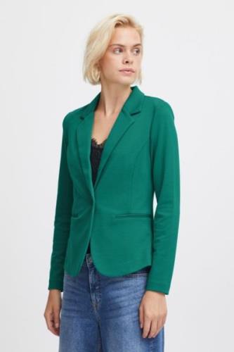 ICHI Ihkate BL Kvinde Cadmium Green Blazere Regular Fit Str L - hos Ma...