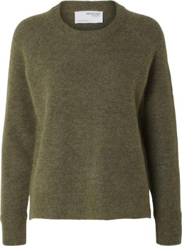 Selected Femme Slflulu LS Alpaca Blend Knit Oneck B Noos Kvinde Dusky ...