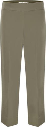 InWear Zhen Culotte Pant Kvinde Sandy Grey Bukser Med Lige Ben Regular...