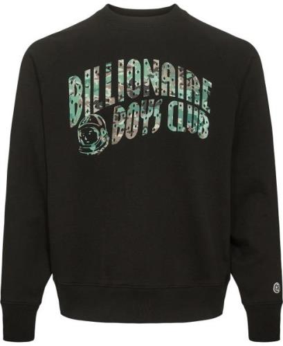 BILLIONAIRE BOYS CLUB Nothing Camo Arch Logo Crewneck Mand Black Sweat...