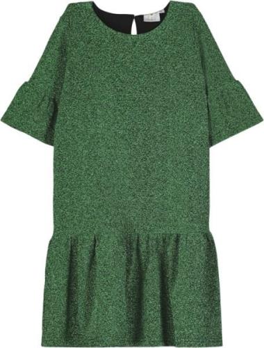 The New Tnjidalou S_S Dress Str 110-116 cm/5-6 år - Bright Green Kjole...