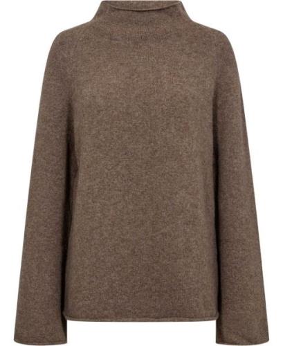 Filippa K Wool Yak Sweater Kvinde Driftwood Sweaters Str L - hos Magas...