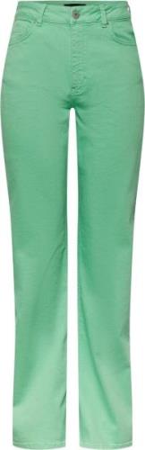 Pieces Pcholly HW Wide Jeans Colour Noos B Kvinde Absinthe Green Strai...