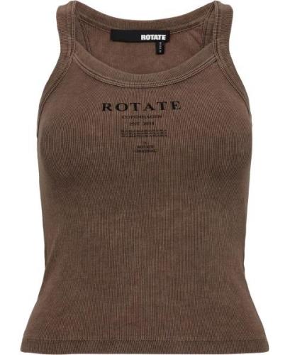 ROTATE Birger Christensen Ribbed Tank TOP Kvinde Mustang Tanktoppe Str...