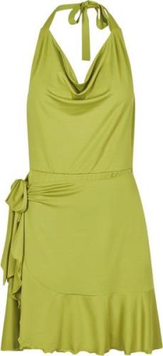 Modström Josefinemd Flowy Dress Kvinde Golden Lime Korte Kjoler Str L ...