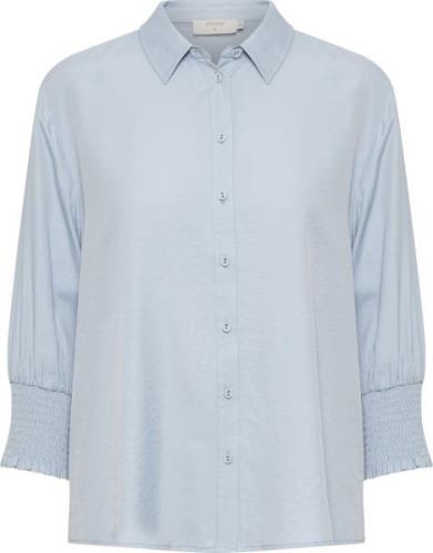 Cream Nolacr Shirt Kvinde Kentucky Blue Langærmede Skjorter Str 40 - h...