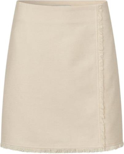 Modström Ingridmd Skirt Kvinde Summer Sand Korte Nederdele Str L - hos...