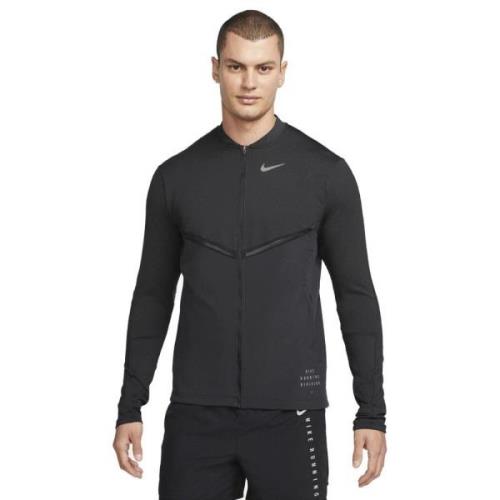 Nike Dri Fit Run Division Element Lobetroje L - Sweatshirts hos Magasi...