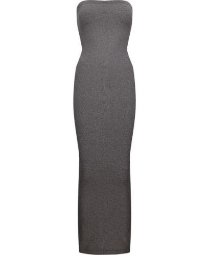 Wolford Fading Shine Dress Kvinde Titanium Shine Maxi Kjoler Str L - h...