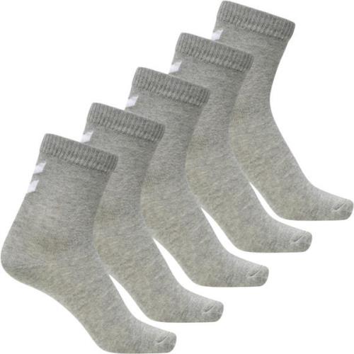 Hummel Hmlmake MY DAY Sock 5pack Str 24_27 - Grå Strømper hos Magasin