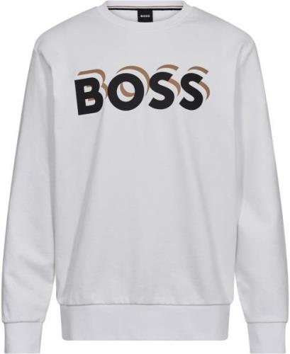 BOSS Soleri 07 Mand Hvid Sweatshirts Str L - hos Magasin