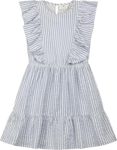 The New Tnkai S_ L Dress Str 134-140 cm/9-10 år - Blue Fog Kjoler Bomu...