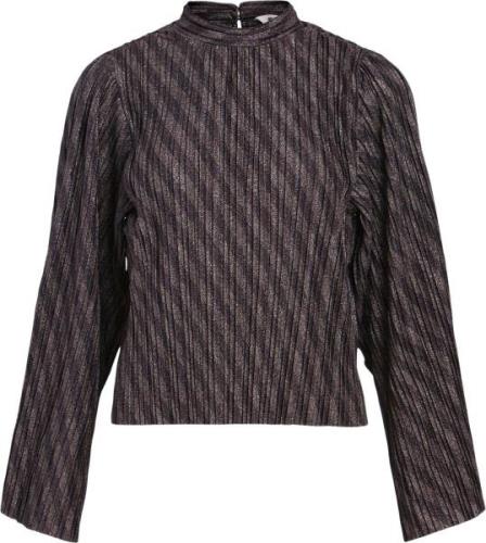 Object Objlux L/S TOP 124 Kvinde Multi Langærmede Bluser Str XL - hos ...