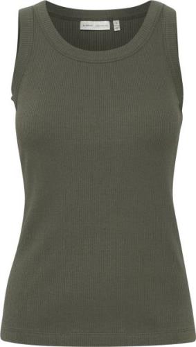 InWear Dagnaiw Tank Kvinde Beetle Green Tanktoppe Slim Fit Str L - hos...