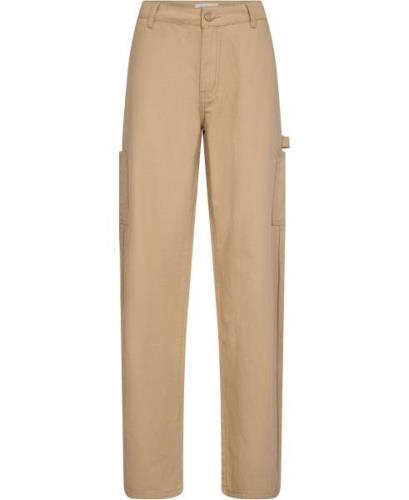 Sofie Schnoor Trousers Kvinde Beige Bukser Med Lige Ben Str L - hos Ma...