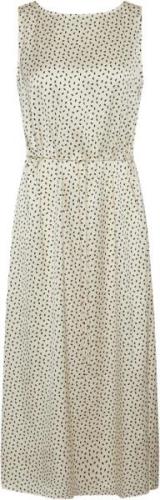 Bruuns Bazaar Acaciabbkarola Dress Kvinde Cream/black Dot P Maxi Kjole...