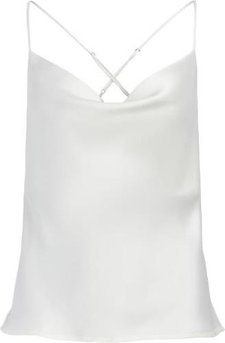 Object Objsateen Singlet TOP A Fair DIV Kvinde Cloud Dancer Tanktoppe ...