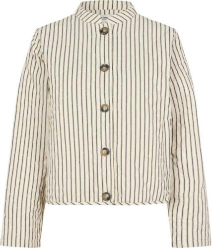 Lollys Laundry Emiliall Jacket Kvinde Stripe Overgangsjakker Str L - h...