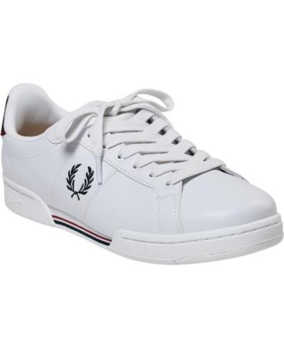 Fred Perry B6311 Mand White/navy Sneakers Str 40 - hos Magasin