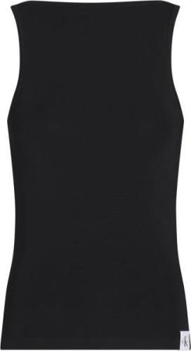 Calvin Klein Archive Sweater Tank Kvinde Beh Tanktoppe Str L - hos Mag...