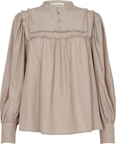 Sofie Schnoor Blouse Kvinde Light Rose Langærmede Bluser Str L - hos M...